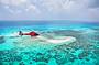 Flying over the Sand Cay